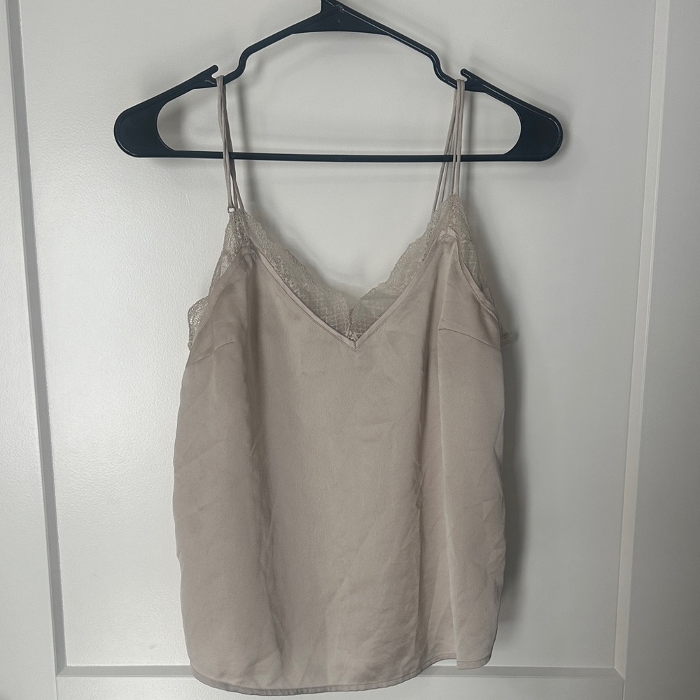 Abercrombie & Fitch Cream Lace Cami Top